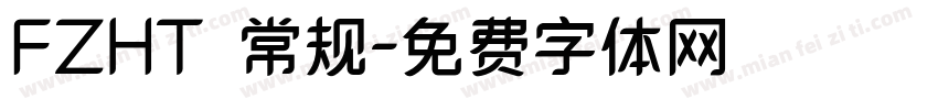 FZHT 常规字体转换